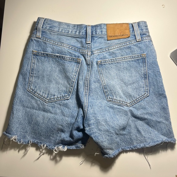 Denim Forum Mid Thigh Shorts - Picture 4 of 4